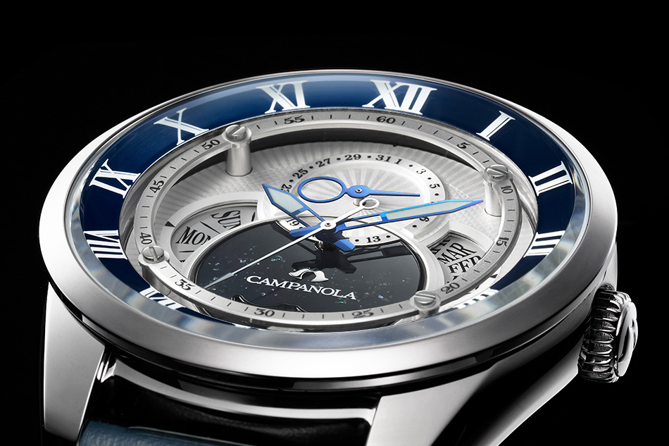 シチズン CITIZEN 腕時計 メンズ BU0020-20A カンパノラ エコ・ドライブコレクション リングソーラー CAMPANOLA ECO-DRIVE COLLECTION RING SOLAR エコ・ドライブ（CAL.8730） ブルー（漆）/ホワイトxブルー アナログ表示